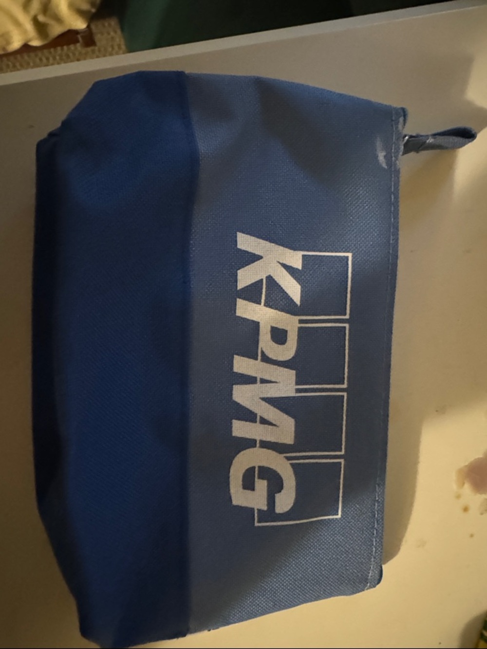 Branded Blue Men's Travel Pouch